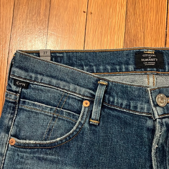 Citizens of Humanity Elsa Mid Rise Slim Crop Jeans - Picture 2 of 4